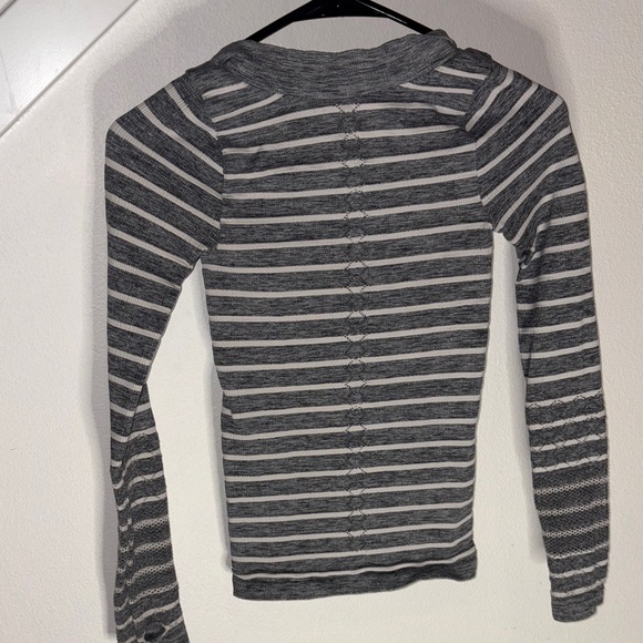 Gray Striped Women's Top - Picture 6 of 6